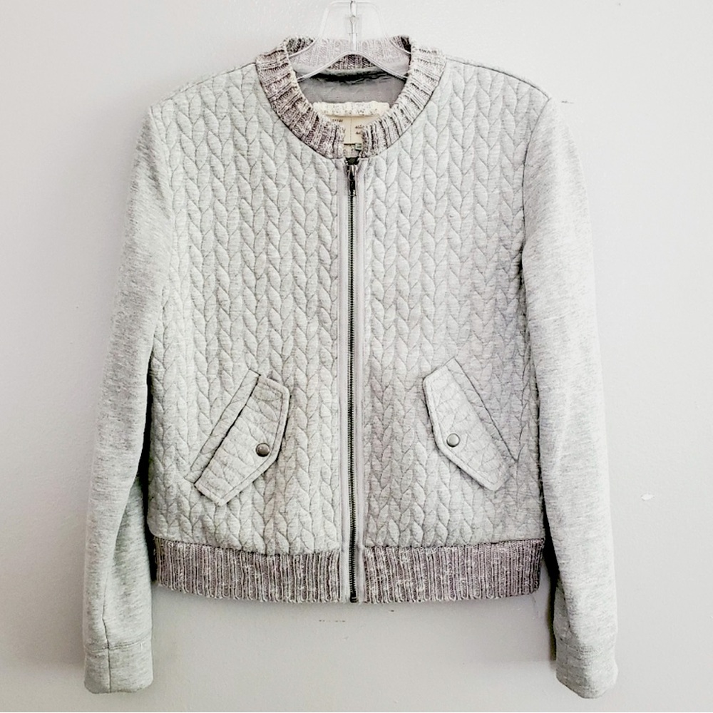 Anthropologie by Saturday Sunday - Quilted Knit Jacket Women's Size Small
